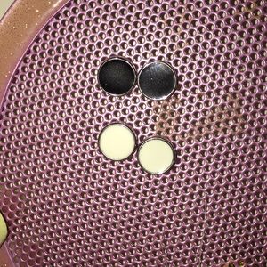 H&M black and white stud earrings